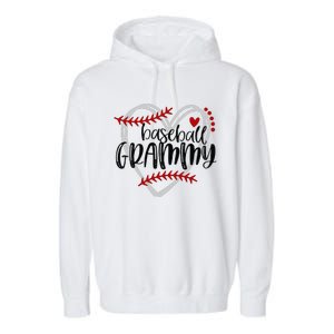 Baseball Grammy For Grandma Women Mother's Day Garment-Dyed Fleece Hoodie