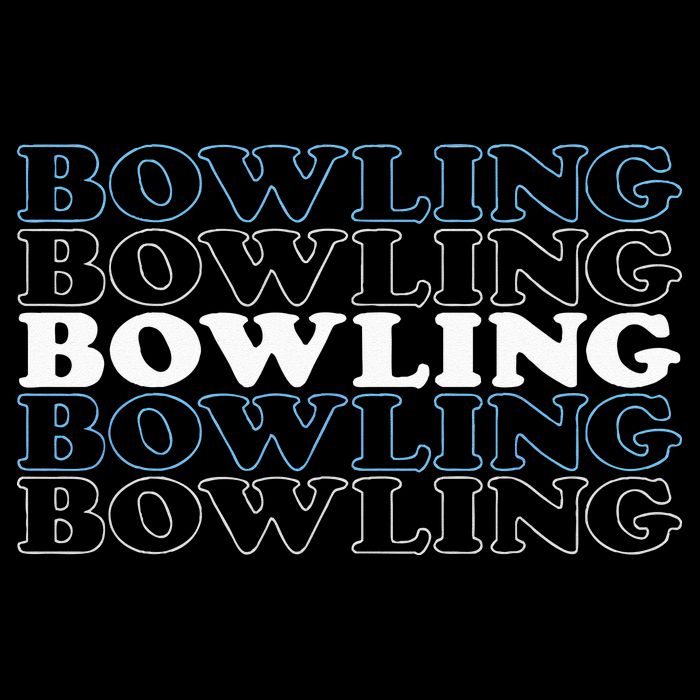 Bowling Gift For Men Husband Or Dad Retro Bowling Text Cropped Pullover Crew