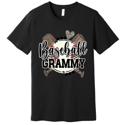 Baseball Grammy Funny Baseball Family Matching Premium T-Shirt