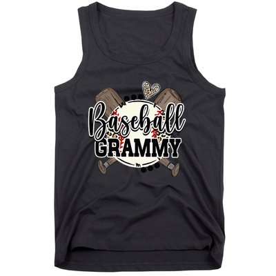 Baseball Grammy Funny Baseball Family Matching Tank Top