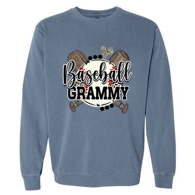 Baseball Grammy Funny Baseball Family Matching Garment-Dyed Sweatshirt