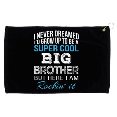 Brother Gift From Sister Funny Big Brother Birthday Grommeted Golf Towel