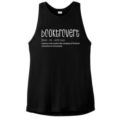 Booktrovert Gift For Librarian Ladies PosiCharge Tri-Blend Wicking Tank