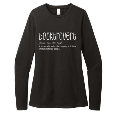 Booktrovert Gift For Librarian Womens CVC Long Sleeve Shirt