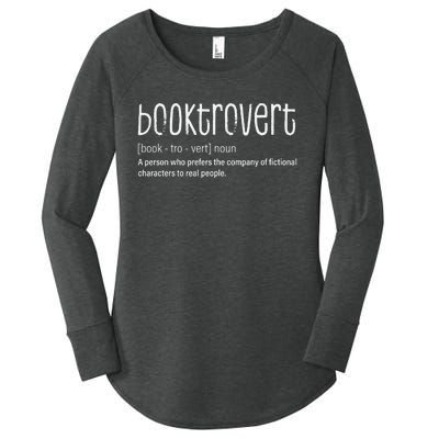 Booktrovert Gift For Librarian Women's Perfect Tri Tunic Long Sleeve Shirt