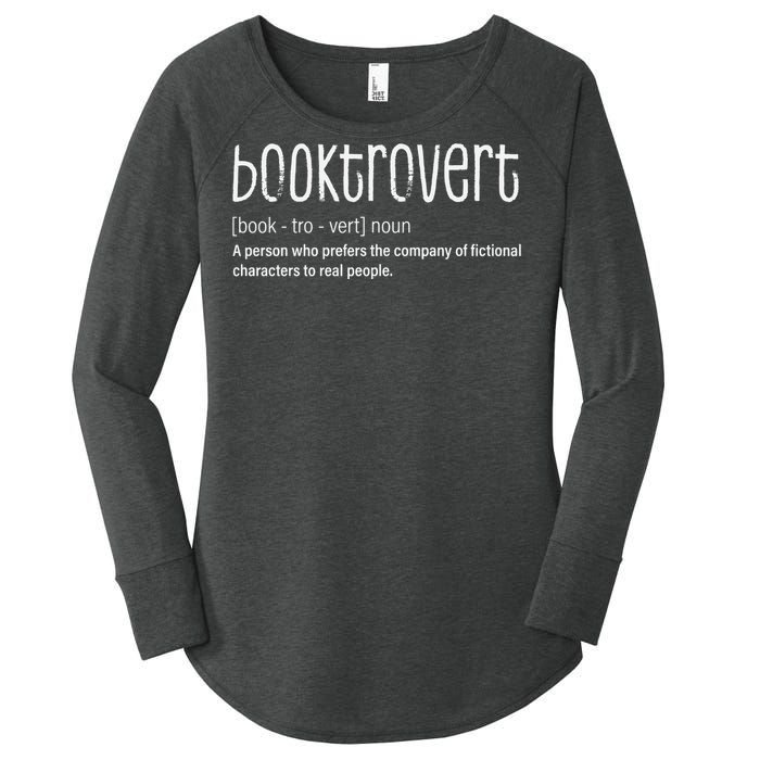 Booktrovert Gift For Librarian Women's Perfect Tri Tunic Long Sleeve Shirt