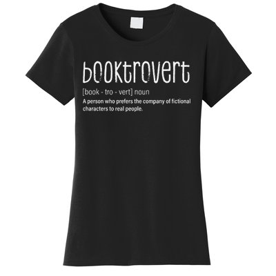 Booktrovert Gift For Librarian Women's T-Shirt