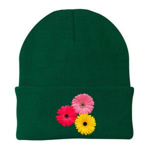 Blooming Gerbera Flower Daisies Gerberas Daisy Flowery Knit Cap Winter Beanie