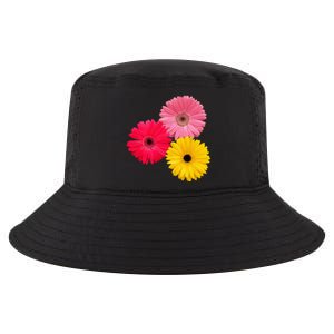 Blooming Gerbera Flower Daisies Gerberas Daisy Flowery Cool Comfort Performance Bucket Hat