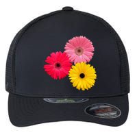 Blooming Gerbera Flower Daisies Gerberas Daisy Flowery Flexfit Unipanel Trucker Cap