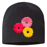 Blooming Gerbera Flower Daisies Gerberas Daisy Flowery Sustainable Beanie