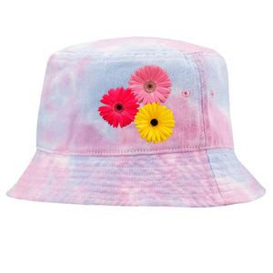 Blooming Gerbera Flower Daisies Gerberas Daisy Flowery Tie-Dyed Bucket Hat