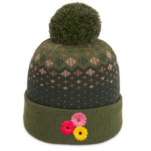 Blooming Gerbera Flower Daisies Gerberas Daisy Flowery The Baniff Cuffed Pom Beanie