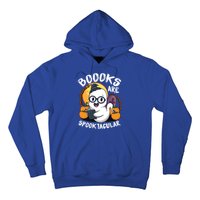 Boooks Ghost Funny Halloween Teacher Book Library Reading Meaningful Gift Hoodie