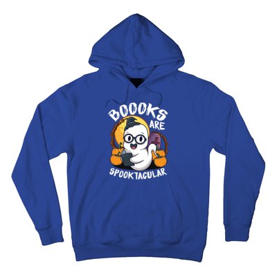 Boooks Ghost Funny Halloween Teacher Book Library Reading Meaningful Gift Hoodie