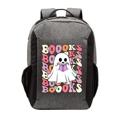 Boooks Ghost Groovy Book Reading Halloween Teacher Gift Vector Backpack