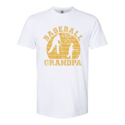 Baseball Grandpa Grandfather Grandson Proud Papa Dad Sports Gift Softstyle® CVC T-Shirt