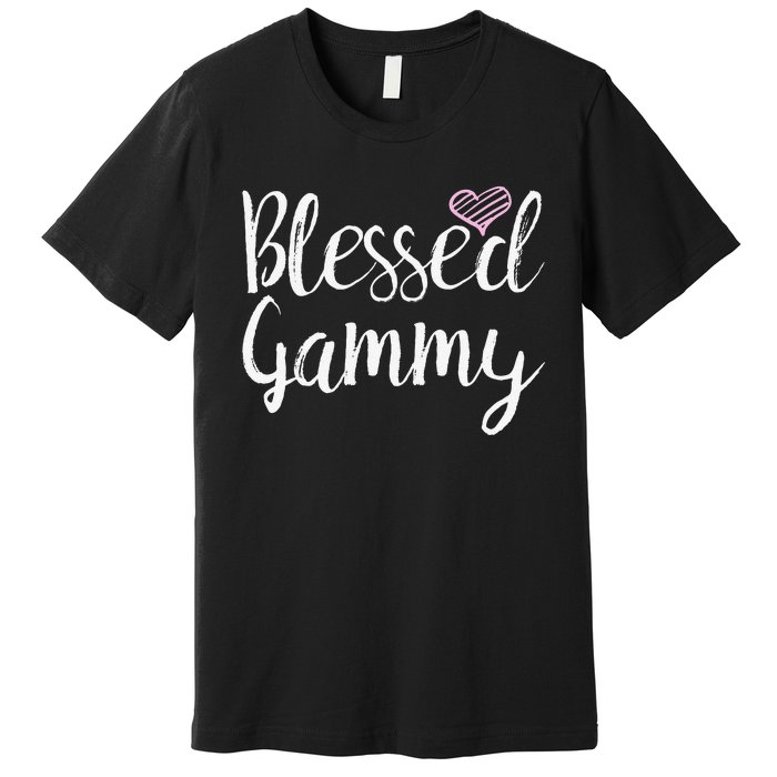 Blessed Gammy Grandma Gifts Premium T-Shirt