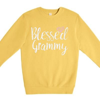 Blessed Grammy Grandma Gifts Premium Crewneck Sweatshirt