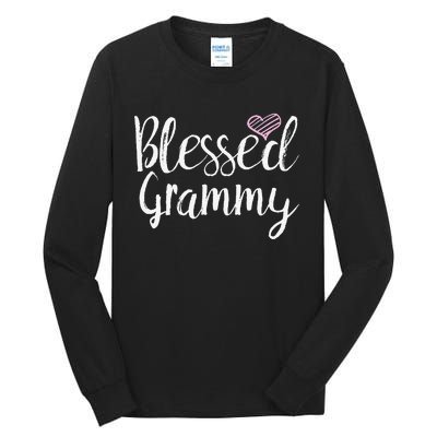 Blessed Grammy Grandma Gifts Tall Long Sleeve T-Shirt