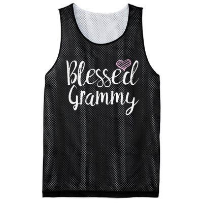 Blessed Grammy Grandma Gifts Mesh Reversible Basketball Jersey Tank