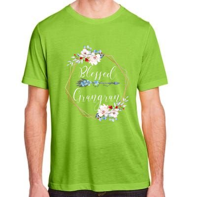 Blessed Grangran Grandma Gift Adult ChromaSoft Performance T-Shirt