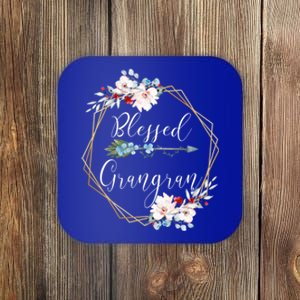 Blessed Grangran Grandma Gift Coaster