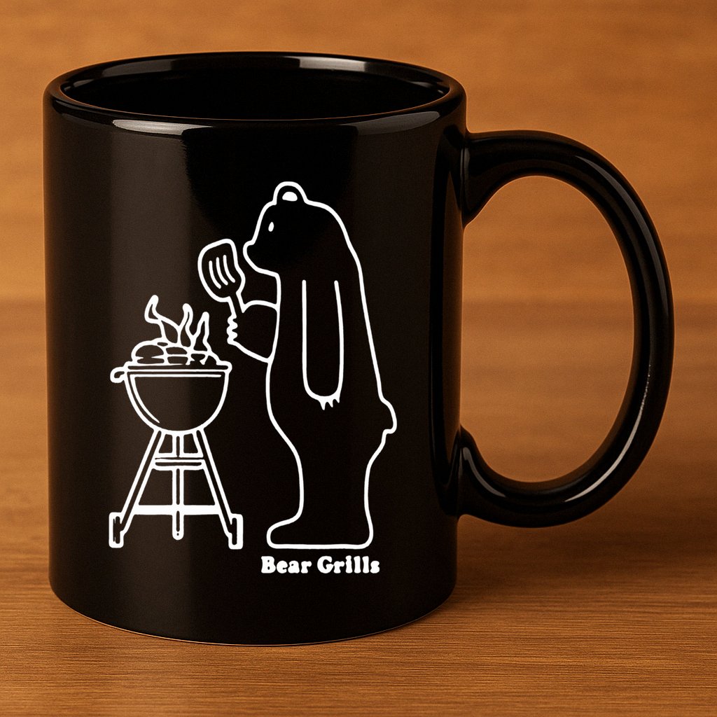 Bear Grills Grylls 11oz C Handle Ceramic Mug