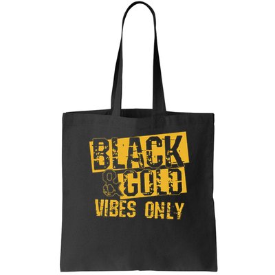 Black Gold Game Day Group For High School Football Bag