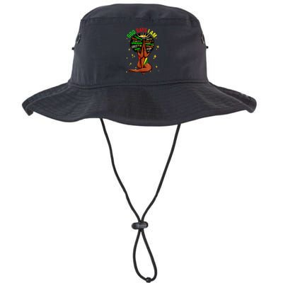 Black Girl God Says I Am Black Melanin History Month Pride Bucket Hat