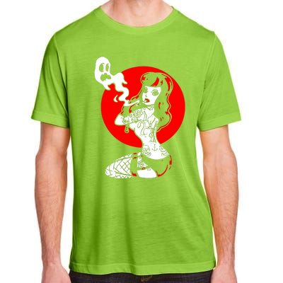 Burlesque Goth Girl Adult ChromaSoft Performance T-Shirt