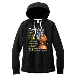 Birthday Gift Gemini Girl May Or June Women Women's Fleece Hoodie