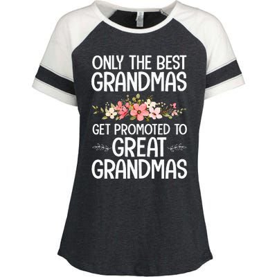 Best Great Grandma Art For Grandma Wo Great Grandmother  Enza Ladies Jersey Colorblock Tee