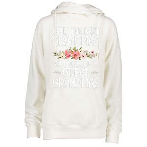 Best Great Grandma Art For Grandma Wo Great Grandmother  Womens Funnel Neck Pullover Hood