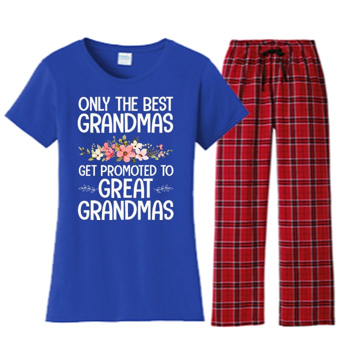 Best Great Grandma Art For Grandma Wo Great Grandmother  Women's Flannel Pajama Set