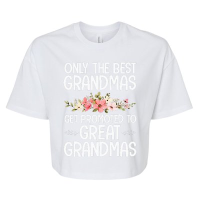 Best Great Grandma Art For Grandma Wo Great Grandmother  Bella+Canvas Jersey Crop Tee