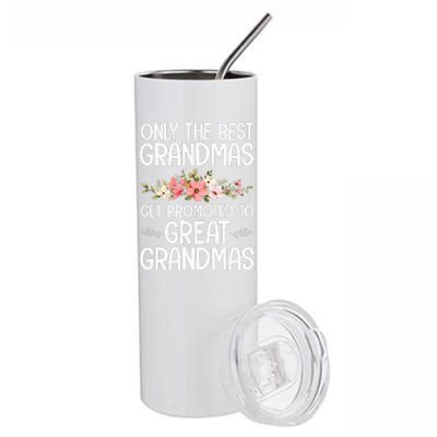 Best Great Grandma Art For Grandma Wo Great Grandmother  Stainless Steel Tumbler