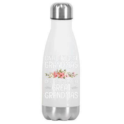 Best Great Grandma Art For Grandma Wo Great Grandmother  Stainless Steel Insulated Water Bottle