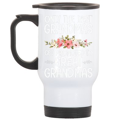 Best Great Grandma Art For Grandma Wo Great Grandmother  Stainless Steel Travel Mug