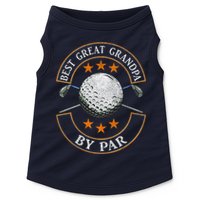Best Great Grandpa By Par Golf Lover Sports Fathers Day Gift Doggie Tank