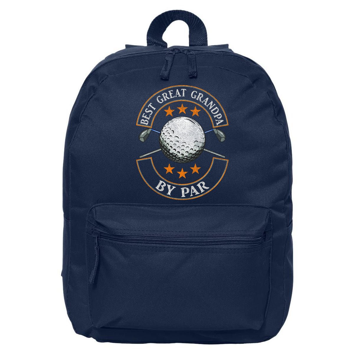 Best Great Grandpa By Par Golf Lover Sports Fathers Day Gift 16 in Basic Backpack