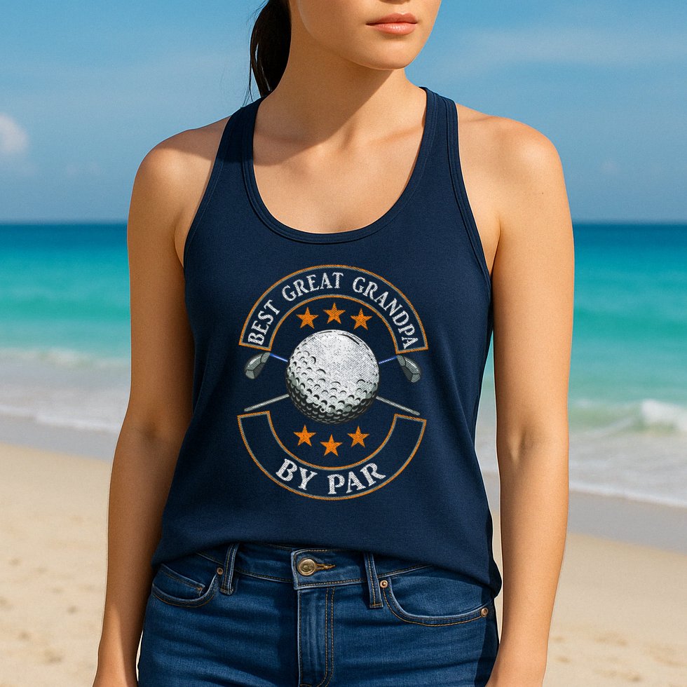 Best Great Grandpa By Par Golf Lover Sports Fathers Day Gift Womens Tank Top