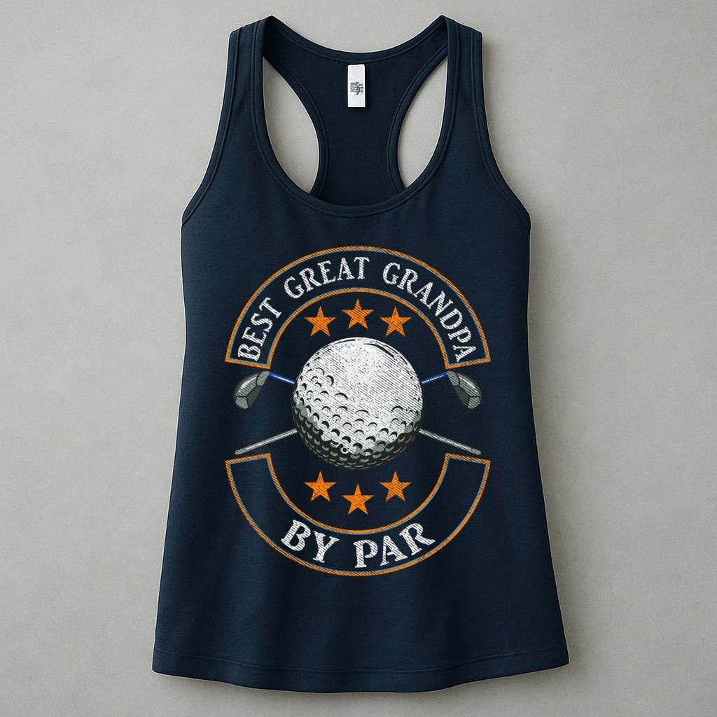 Best Great Grandpa By Par Golf Lover Sports Fathers Day Gift Womens Tank Top