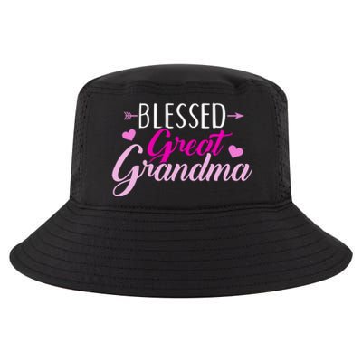 Blessed Great Grandma Gift Cool Comfort Performance Bucket Hat