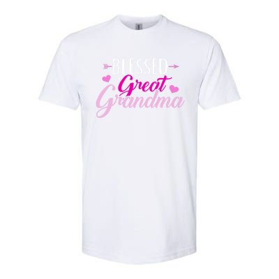 Blessed Great Grandma Gift Softstyle® CVC T-Shirt