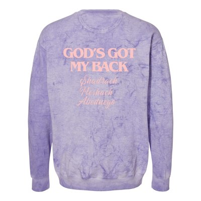 Brandon GodS Got My Back Lake Colorblast Crewneck Sweatshirt