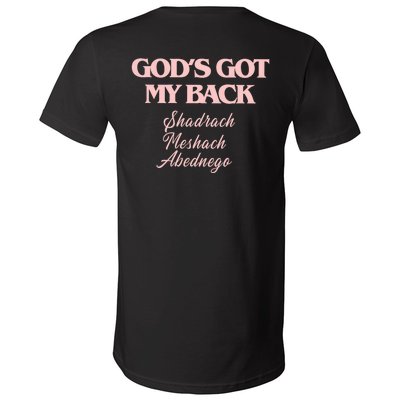 Brandon GodS Got My Back Lake V-Neck T-Shirt