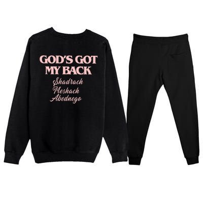 Brandon GodS Got My Back Lake Premium Crewneck Sweatsuit Set