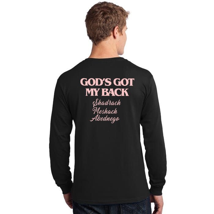 Brandon GodS Got My Back Lake Tall Long Sleeve T-Shirt