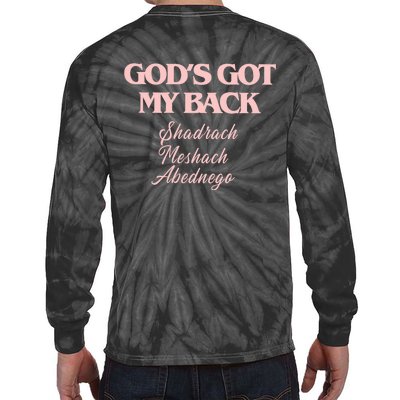 Brandon GodS Got My Back Lake Tie-Dye Long Sleeve Shirt